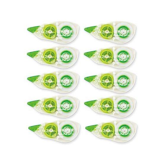 プラス ホワイパープッシュプル4.2mm グリーン 10個[代引不可] | 