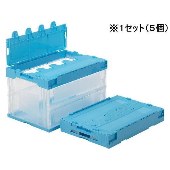 三甲 サンクレットオリコンL51B 透明ライトブルー 5個セット[代引不可] | 