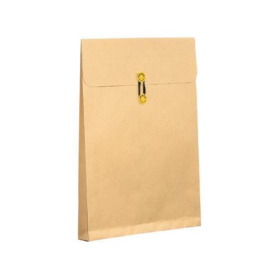 高春堂 クラフト封筒マチヒモ付 A3用 120g／m2 10枚[代引不可] | 