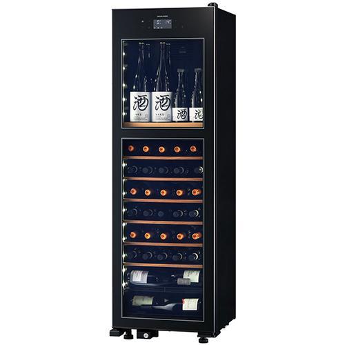 【標準設置料金込】さくら製作所 LX63DM2Z-RH-B ブラック ワインセラー 63本収納 右開き 標準設置料金込】さくら製作所 LX63DM2Z-RH-B ブラック ワインセラー