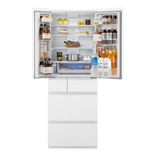 【標準設置料金込】【長期5年保証付】パナソニック(Panasonic) NR-F53HV2-W パールホワイト 5ドア冷蔵庫 観音開き 525L 幅650mm 標準設置料金込】【長期5年保証付】パナソニック(Panasonic) NR-F53HV2