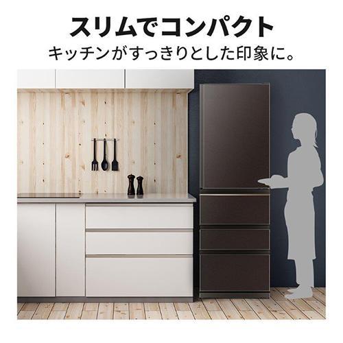 ダークブラウン 4ドア冷蔵庫 ダークブラウン 4ドア冷蔵庫