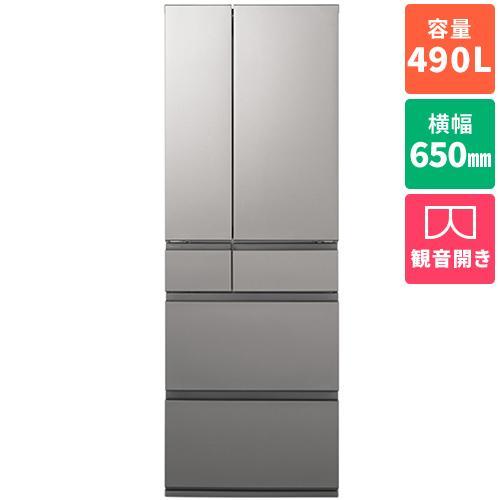 標準設置料金込】パナソニック(Panasonic) NR-F49EY3-S シルバー 6ドア