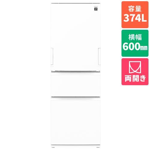 標準設置料金込】シャープ(SHARP) SJ-PW37R-W シルキーマットホワイト