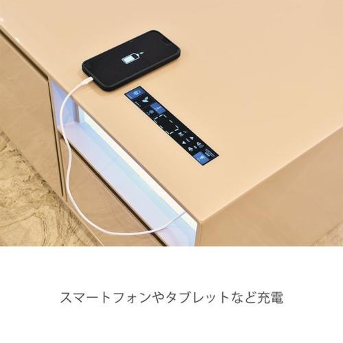 【設置＋リサイクル】SAPPHIRE(サファイア) SAPPHIRE by LOOZER SMART TABLE STB80 WHITE 冷蔵庫付きスマートテーブル 2ドア 81L |  | 11