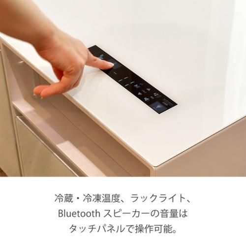 【設置＋リサイクル】SAPPHIRE(サファイア) SAPPHIRE by LOOZER SMART TABLE STB80 BLACK 冷蔵庫付きスマートテーブル 2ドア 81L |  | 07