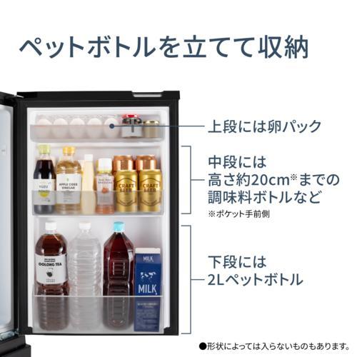 【設置＋リサイクル】パナソニック(Panasonic) NR-B18C3-K マットブラック パーソナル冷蔵庫 |  | 07