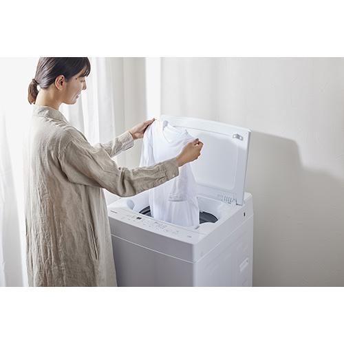 設置】ツインバード(TWINBIRD) WM-ED55W 全自動電気洗濯機 上開き 洗濯
