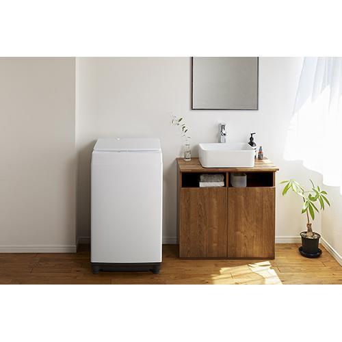 設置】ツインバード(TWINBIRD) WM-ED55W 全自動電気洗濯機 上