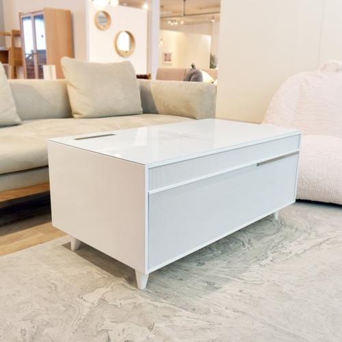 【設置】SAPPHIRE(サファイア) SAPPHIRE by LOOZER SMART TABLE STB80 WHITE 冷蔵庫付きスマートテーブル 2ドア 81L |  | 05