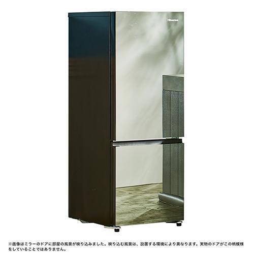 設置】ハイセンス(Hisense) HR-G16AM ホワイト 2ドア冷蔵庫 右開き