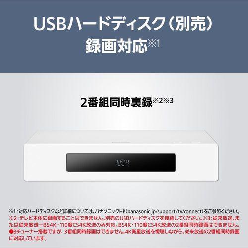 【設置】【長期5年保証付】パナソニック(Panasonic) TH-43LF2L ホワイト VIERA 43V型 4K液晶レイアウトフリーテレビ 43V型 USB-HDD |  | 10