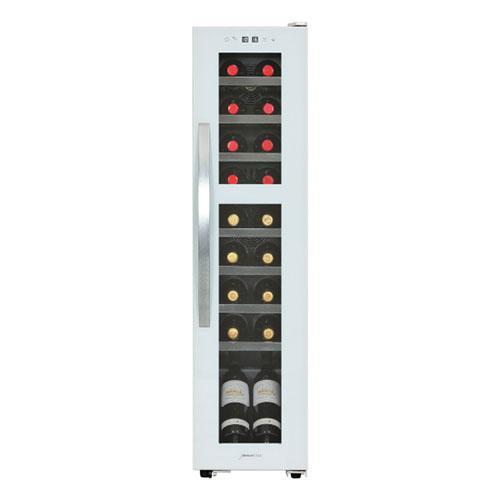 【設置】デバイスタイル(deviceSTYLE) DCG-C18S-W ホワイト ワインセラー 18本収納 | 