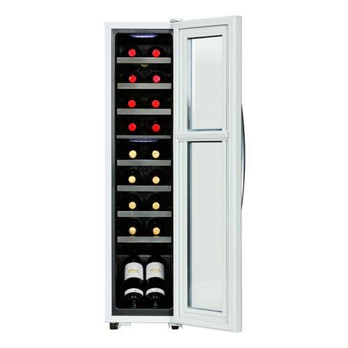 【設置】デバイスタイル(deviceSTYLE) DCG-C18S-W ホワイト ワインセラー 18本収納 |  | 02
