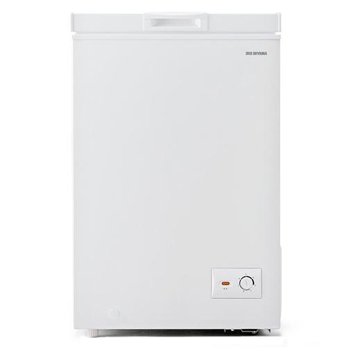 【設置】アイリスオーヤマ(Iris Ohyama) ICSD-10C-W ホワイト 上開き式冷凍庫 100L |  | 01
