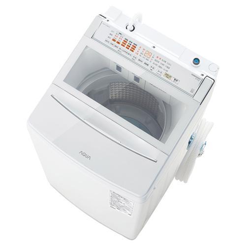 設置】アクア(AQUA) AQW-VP8B W ホワイト 全自動洗濯機 洗濯8kg : EC