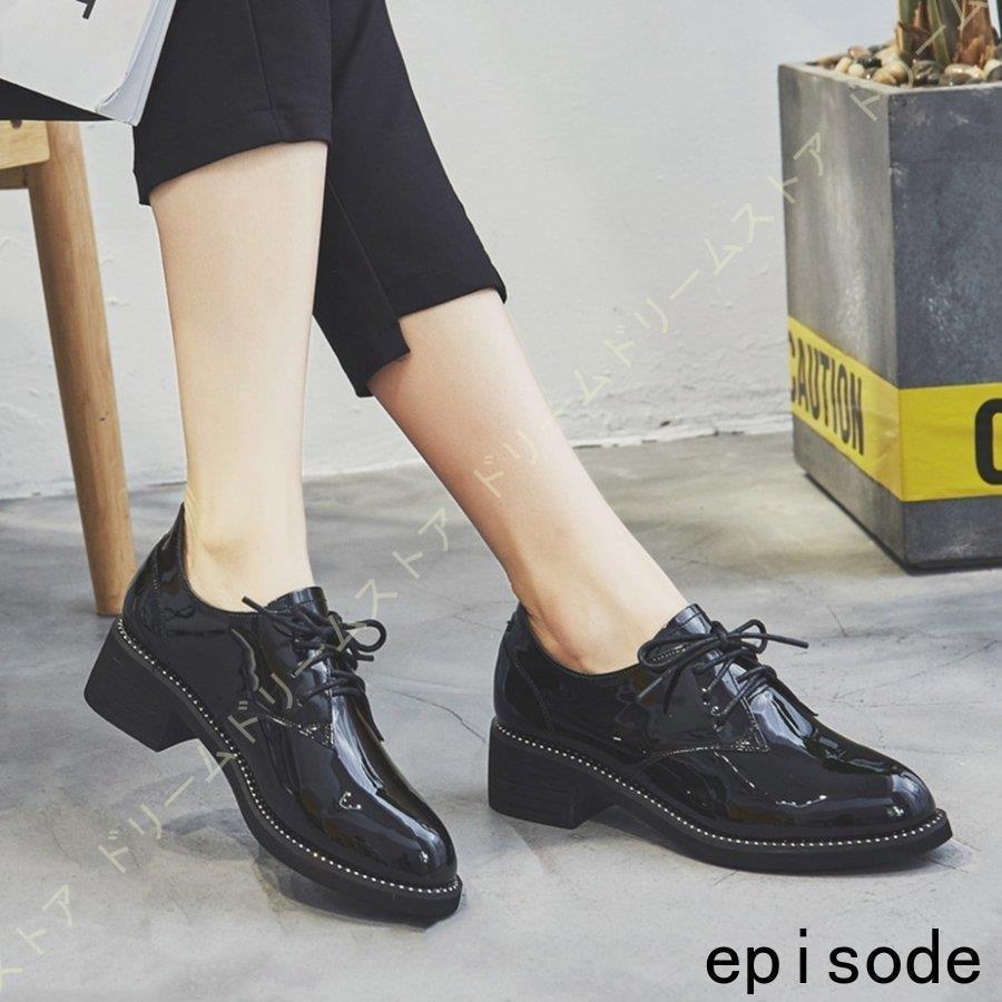 単品販売 厚底 オックスフォードシューズ レースアップシューズ レディース ローヒール 学生靴 通勤靴 通学靴 紐靴 イギリス風 フォーマル おじ靴 歩きやすい パンプス 新品 在庫有 Www Superavila Com