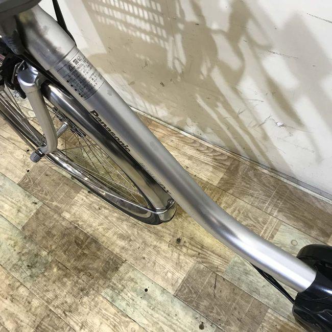 電動自転車 中古 ママチャリ パナソニック ビビ DX シルバー 24インチ KA031 電動アシスト自転車 神戸 | Panasonic | 12