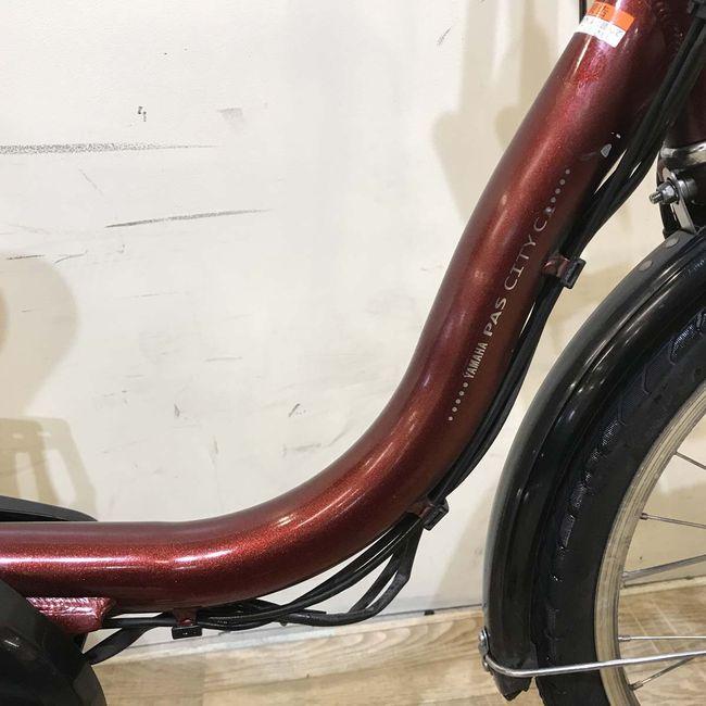 電動自転車 中古 小径車 ヤマハ PAS CITY C パス シティ シー レッド 20インチ KA124 電動アシスト自転車 神戸 | YAMAHA | 04