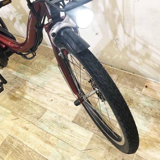 電動自転車 中古 小径車 ヤマハ PAS CITY C パス シティ シー レッド 20インチ KA124 電動アシスト自転車 神戸 | YAMAHA | 07