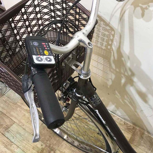 電動自転車 中古 ママチャリ パナソニック ビビ SS ブラウン 26インチ KB013 電動アシスト自転車 神戸 | Panasonic | 09