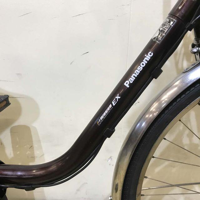 電動自転車 中古 ママチャリ パナソニック ビビ EX ブラウン 26インチ KB024 電動アシスト自転車 神戸 | Panasonic | 04