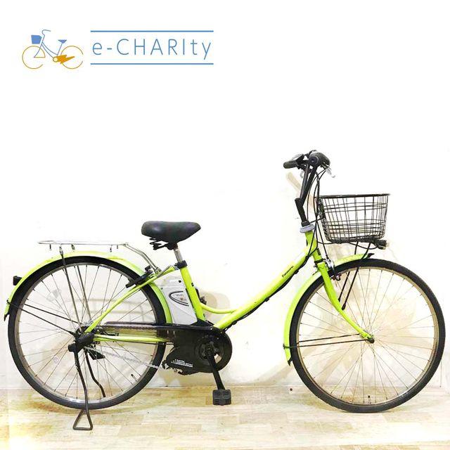 にゃ　パナソニック エーガールズ 26インチ グリーン　　　即購入不可 Panasonic（パナソニック） 電動アシスト自転車 中古 【大坂・兵庫