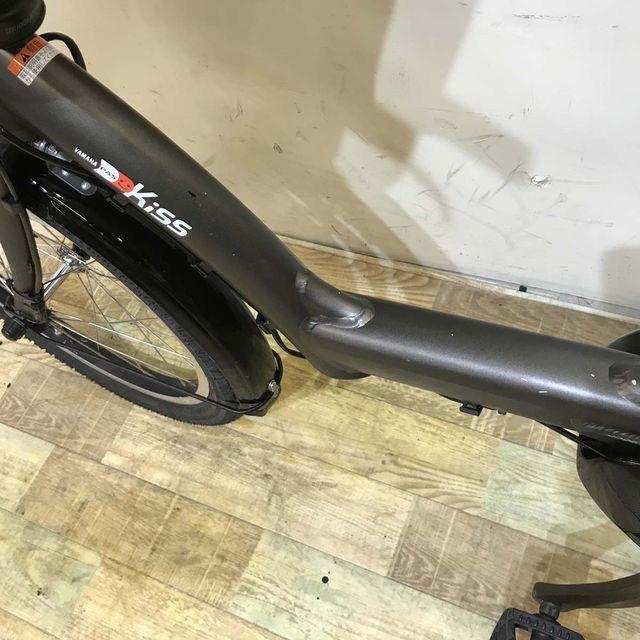 電動自転車 中古 子供乗せ ヤマハ PAS Kiss mini パス キッス ミニ カーキ 20インチ KB045 電動アシスト自転車 神戸 | YAMAHA | 12