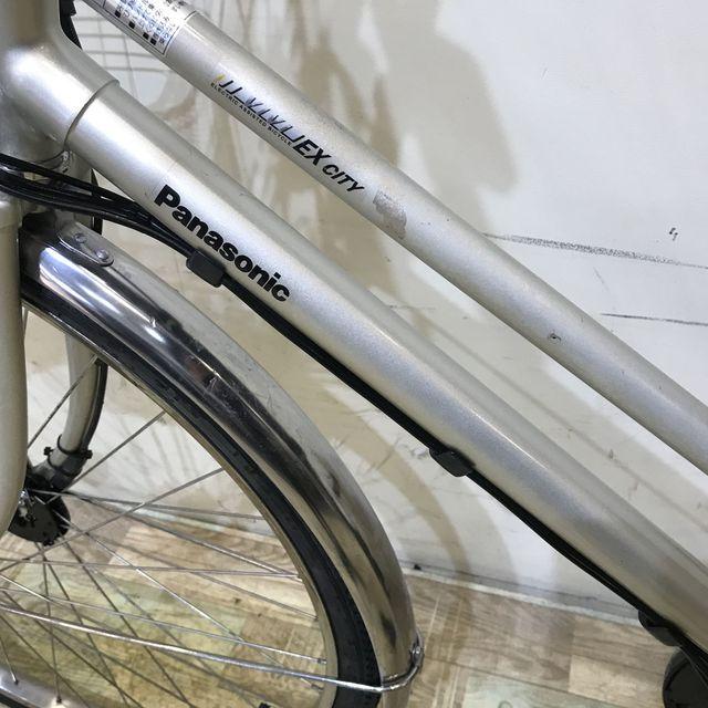 電動自転車 中古 シティ パナソニック ビビ EX シティ シルバー 27インチ KB052 電動アシスト自転車 神戸 | Panasonic | 11