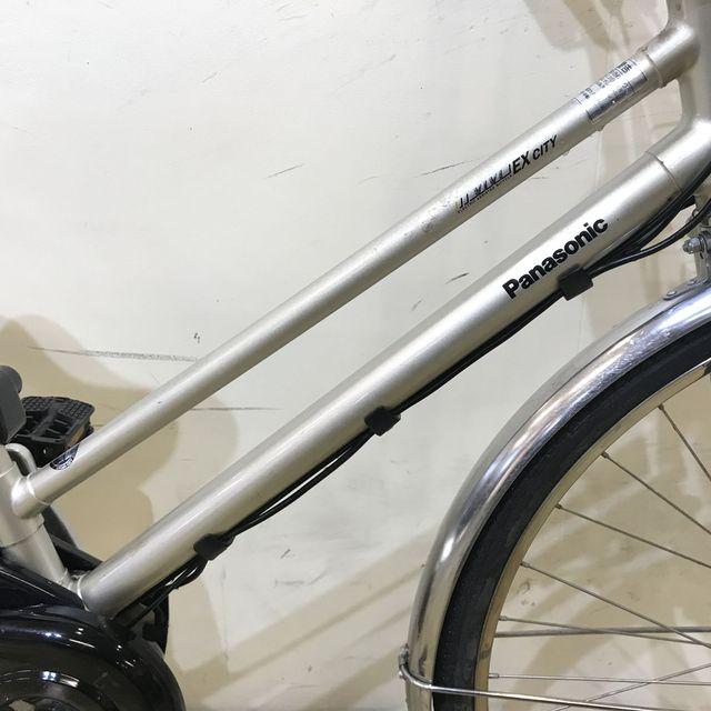 電動自転車 中古 シティ パナソニック ビビ EX シティ シルバー 27インチ KB052 電動アシスト自転車 神戸 | Panasonic | 04