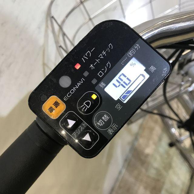 電動自転車 中古 シティ パナソニック ビビ EX シティ シルバー 27インチ KB052 電動アシスト自転車 神戸 | Panasonic | 06