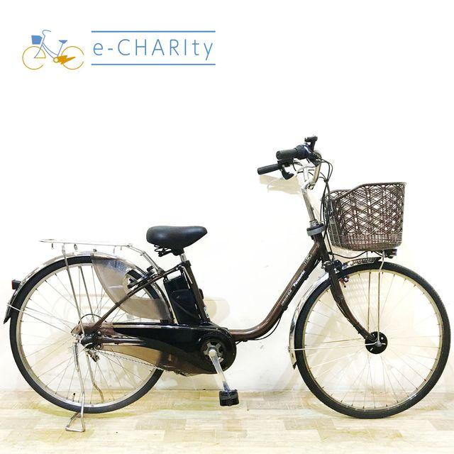 電動自転車 中古 ママチャリ パナソニック ビビ DX ブラウン 26インチ KB055 電動アシスト自転車 神戸 | Panasonic