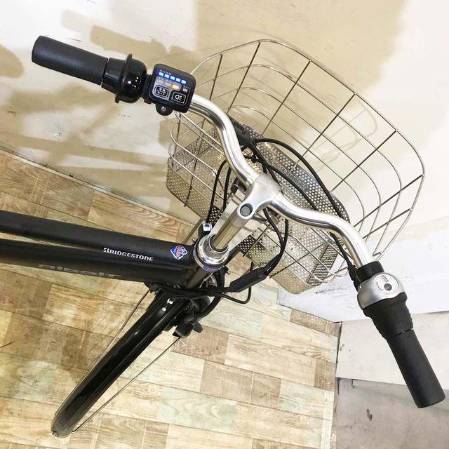 電動自転車 中古 シティ ブリヂストン アルベルト e ブラック 27インチ KB065 電動アシスト自転車 神戸 | BRIDGESTONE | 03
