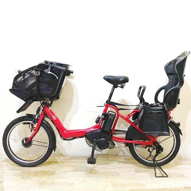 YAMAHA ヤマハ　PAS KISS mini 電動自転車　赤　子供乗せ YAMAHA（ヤマハ） 電動自転車 中古 子供乗せ PAS Kiss mini パス