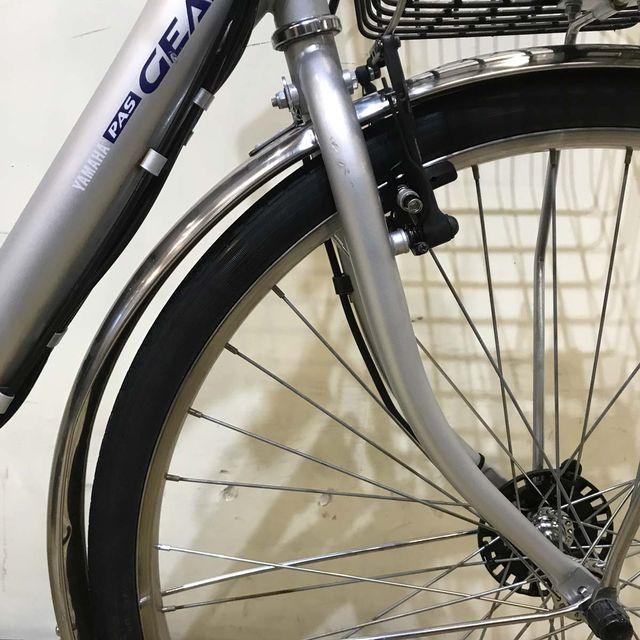電動自転車 中古 業務用 ヤマハ PAS GEAR U パス ギア ユー シルバー 26インチ KC008 電動アシスト自転車 神戸 | YAMAHA | 16