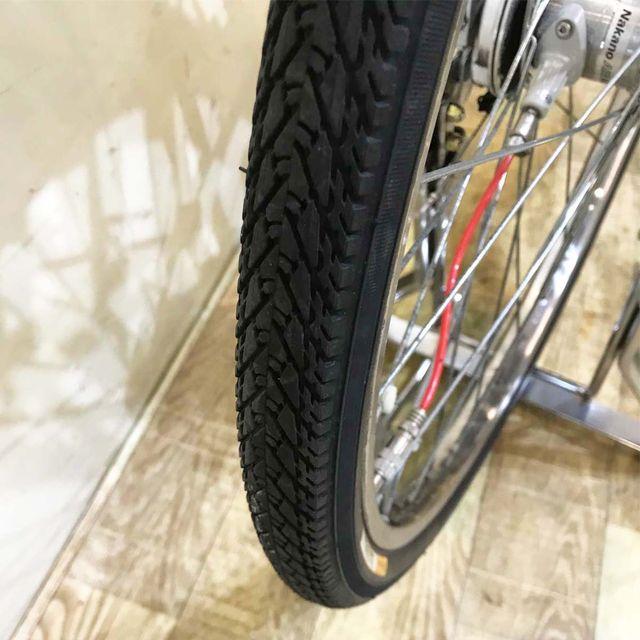 電動自転車 中古 業務用 パナソニック パートナー DX シルバー 26インチ KC025 電動アシスト自転車 神戸 | Panasonic | 08