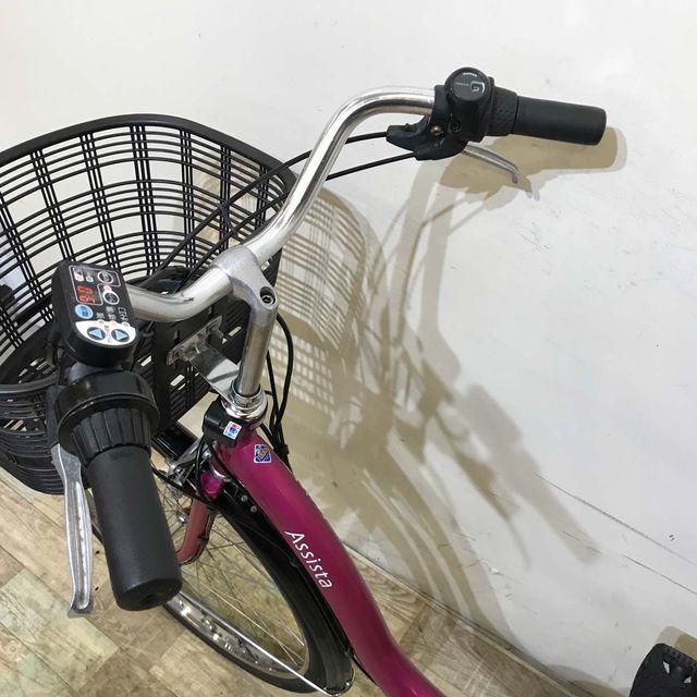 ブリジストン 自転車 ママチャリ アップハンドル 中古 鍵なし BRIDGESTONE（ブリヂストン） 電動自転車 中古 ママチャリ アシスタ