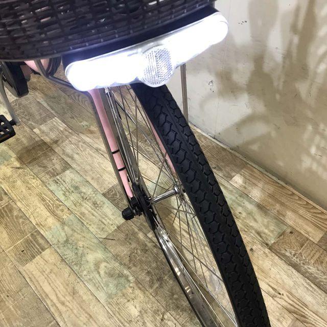 電動自転車 中古 ママチャリ パナソニック ビビ DX ピンク 26インチ KC036 電動アシスト自転車 神戸 | Panasonic | 07