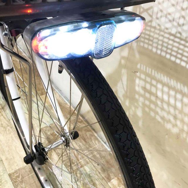 中古電動自転車 パナソニック リチウムビビFX 26インチ 白 横浜 №3733 Panasonic（パナソニック） 電動自転車 中古 ママチャリ ビビ DX