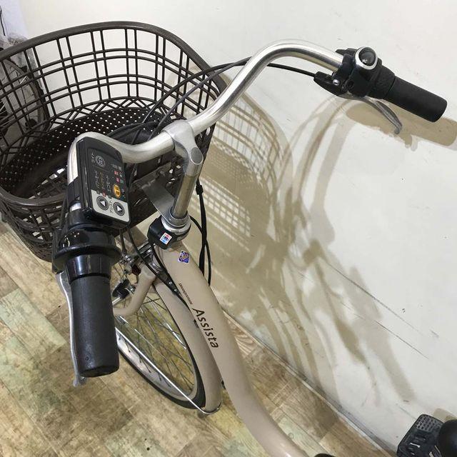 ブリジストン 自転車 ママチャリ アップハンドル 中古 鍵なし BRIDGESTONE（ブリヂストン） 電動自転車 中古 ママチャリ アシスタ