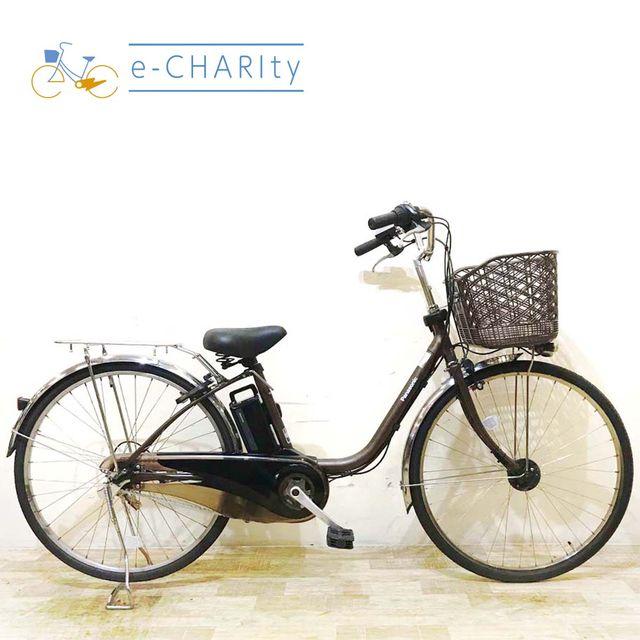 中古電動自転車 パナソニック ビビDX 26インチ ブラウン 横浜 横浜在庫