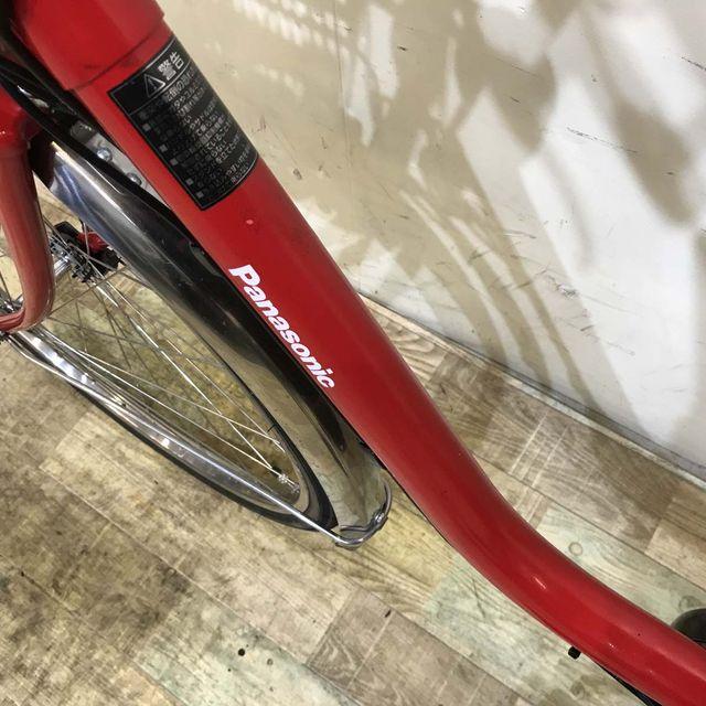 電動自転車 中古 ママチャリ パナソニック ビビ DX レッド 26インチ KC079 電動アシスト自転車 神戸 | Panasonic | 12