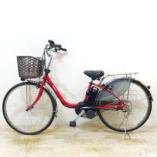 電動自転車 中古 ママチャリ パナソニック ビビ DX レッド 26インチ KC079 電動アシスト自転車 神戸 | Panasonic | 13