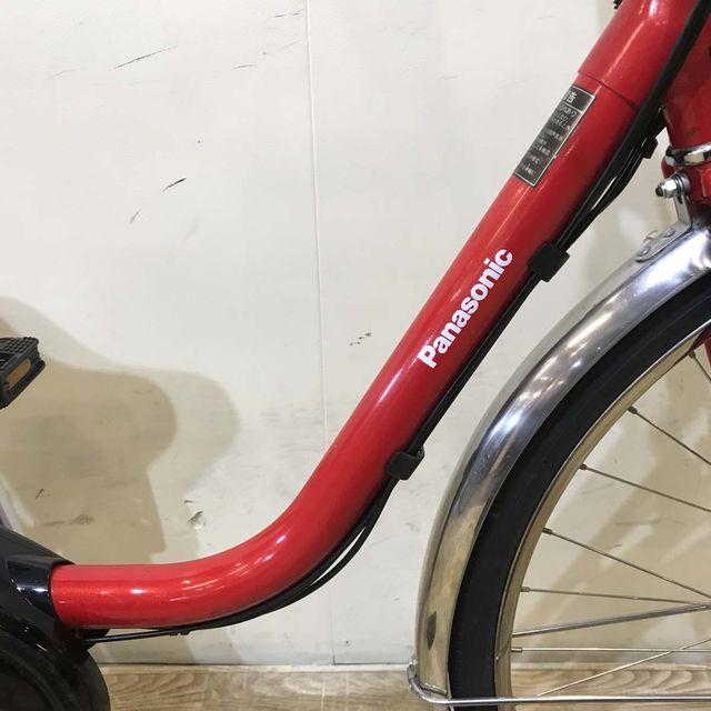 電動自転車 中古 ママチャリ パナソニック ビビ DX レッド 26インチ KC079 電動アシスト自転車 神戸 | Panasonic | 04