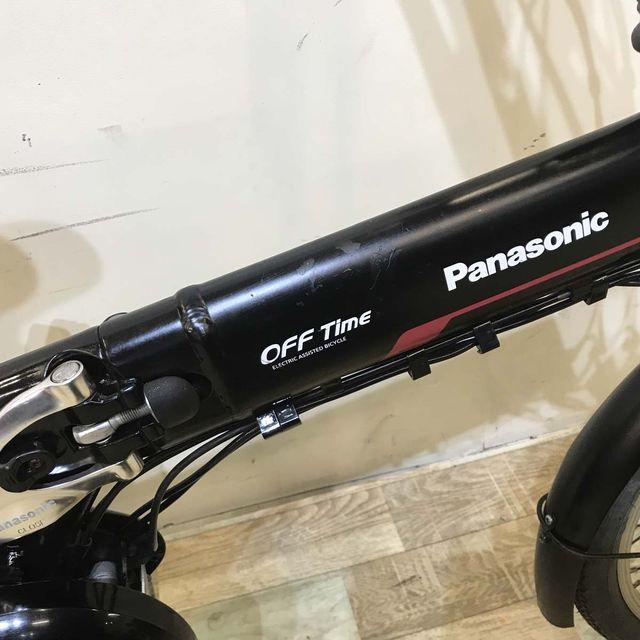電動自転車 中古 小径車 折りたたみ パナソニック オフタイム ブラック 前18×後20インチ KC097 電動アシスト自転車 神戸 | Panasonic | 04