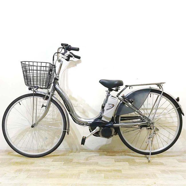【送料込】ブリヂストン 電動アシスタベーシック自転車 グレー BRIDGESTONE（ブリヂストン） 電動自転車 中古 ママチャリ アシスタ