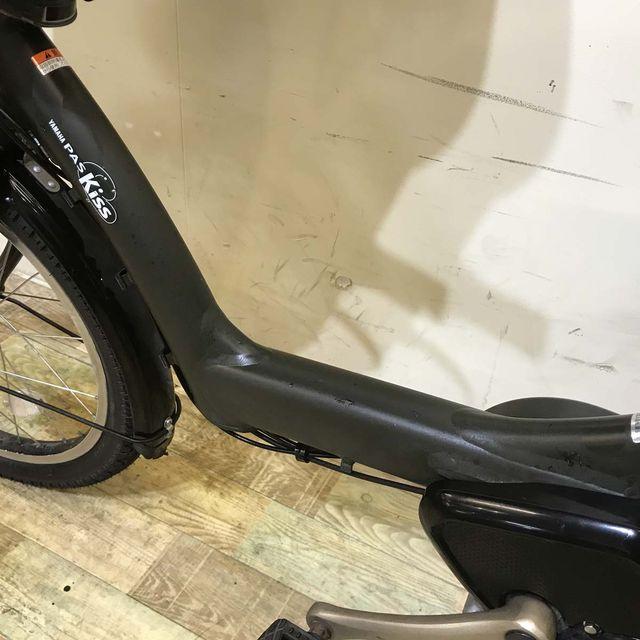 電動自転車 中古 子供乗せ ヤマハ PAS Kiss mini パス キッス ミニ カーキ 20インチ KD007 電動アシスト自転車 神戸 | YAMAHA | 12