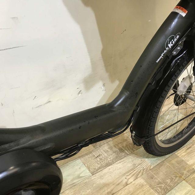 電動自転車 中古 子供乗せ ヤマハ PAS Kiss mini パス キッス ミニ カーキ 20インチ KD007 電動アシスト自転車 神戸 | YAMAHA | 14