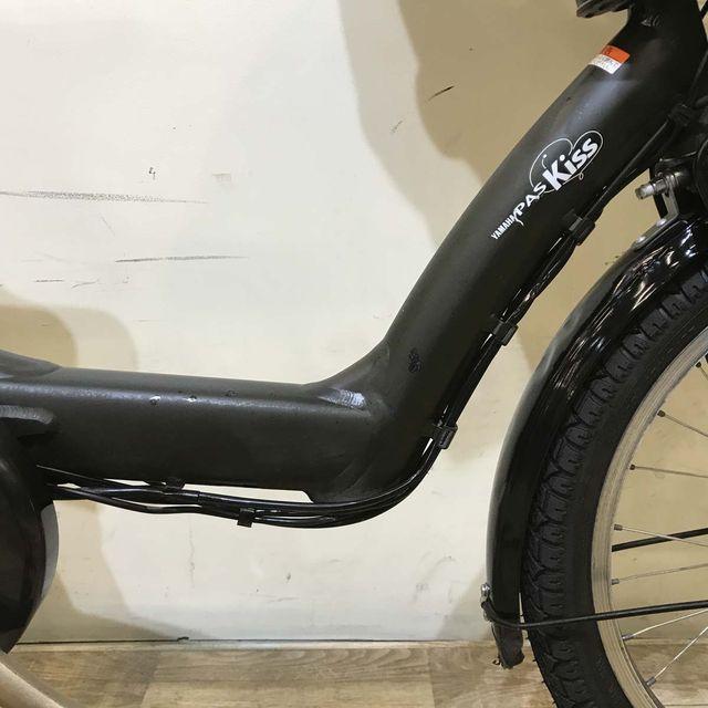 電動自転車 中古 子供乗せ ヤマハ PAS Kiss mini パス キッス ミニ カーキ 20インチ KD007 電動アシスト自転車 神戸 | YAMAHA | 04