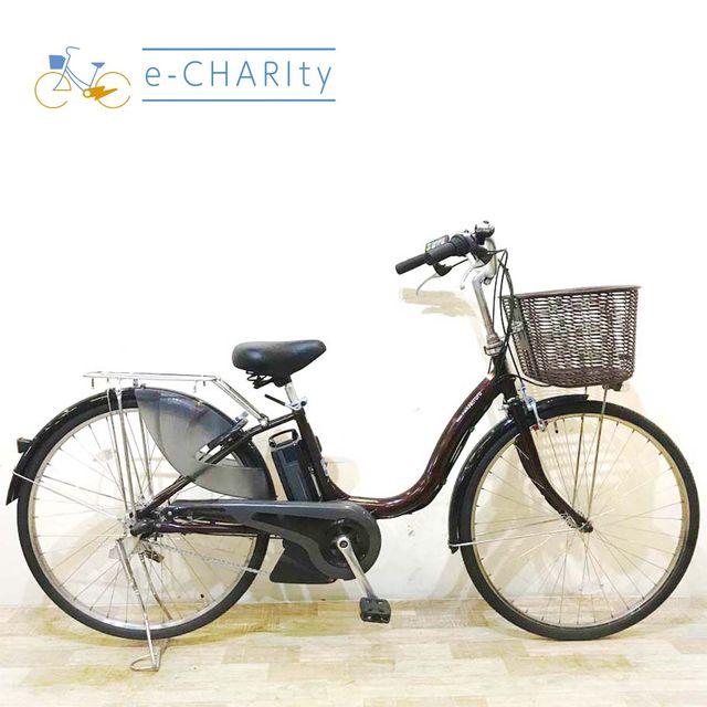 ヤマハパスナチュラ　6.6Ah電動自転車中古 電動自転車 ヤマハ PAS Natura 26インチ シルバー 6.6ah 2010年頃